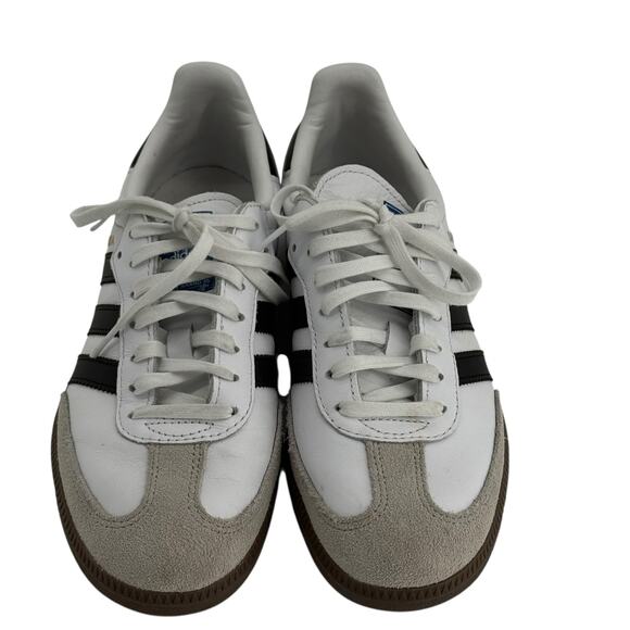 Adidas White Black Samba Sneakers Womens 7 - Picture 2 of 12